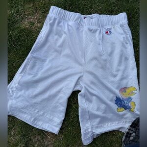 super vintage kansas university shorts